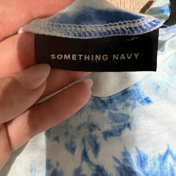 Something Navy T-Shirt - Picture 2 of 4